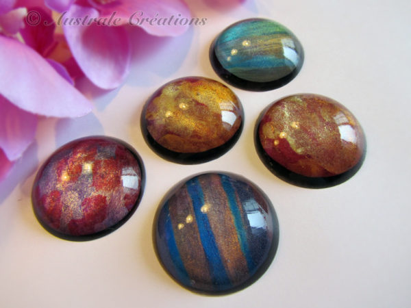 Quelques Cabochons En R Sine Australe Cr Ations