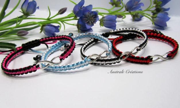 Bracelets « L’infini » en bicolore