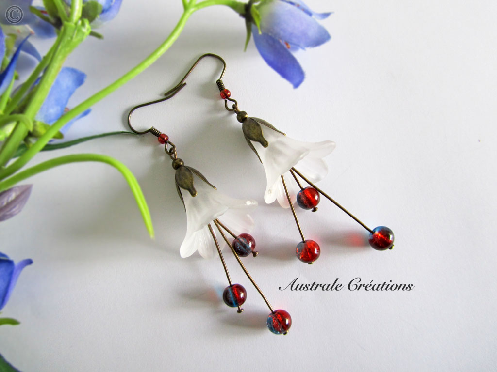 Boucles D'oreilles Paparazzi 'Flirty Flower Girl' Bleues - Neuves Avec étiquettes, Parfaites Pour Le Printemps