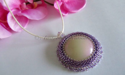 Collier « Purple Reflections »