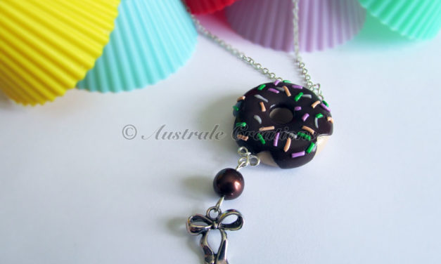 Collier « Donut’s choco vermicelle »