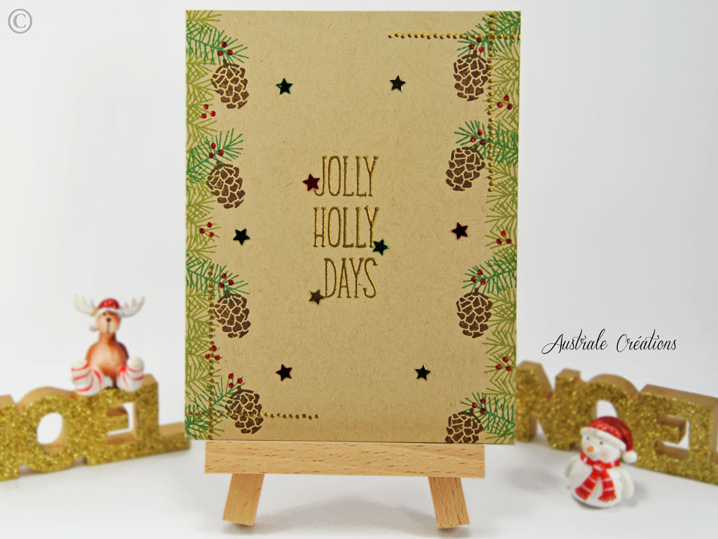 Carte Jolly Holly Days
