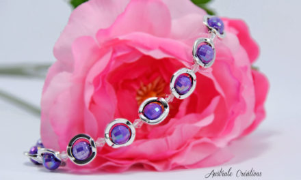 Bracelet « Purple Saturn »