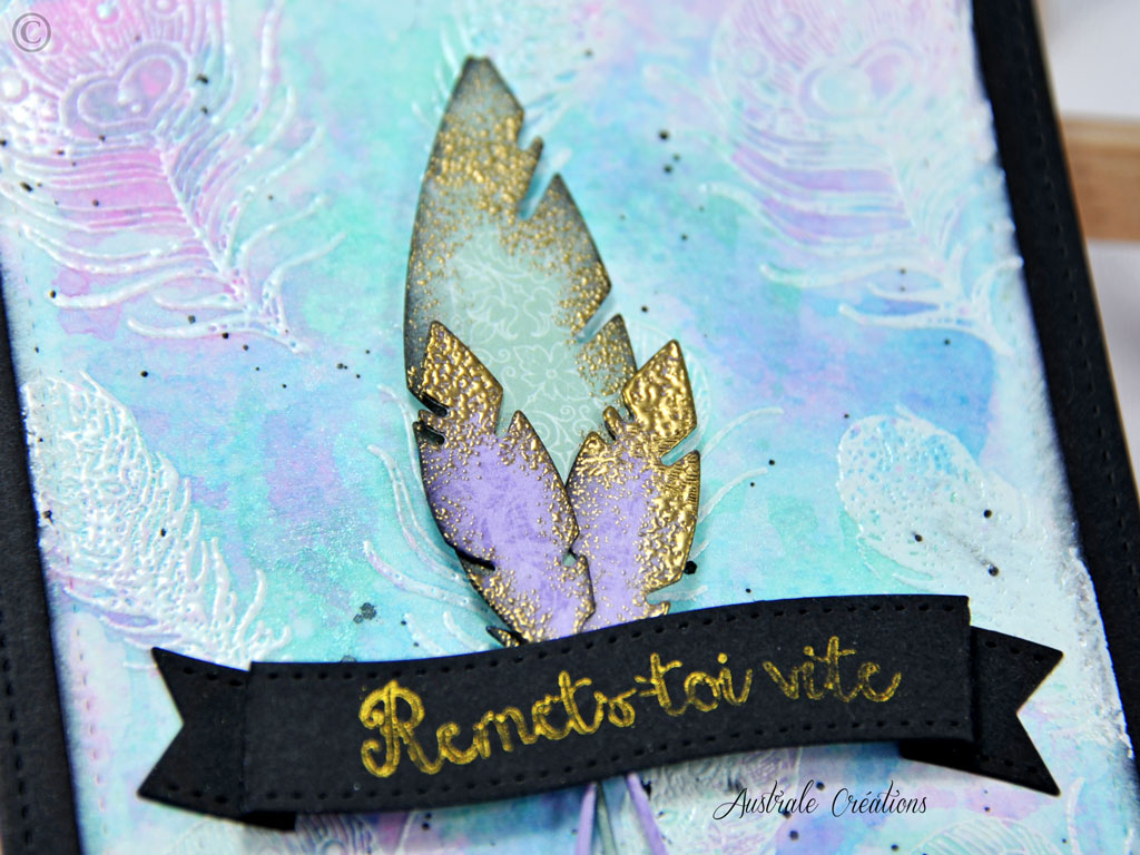 Carte Lavender Feather