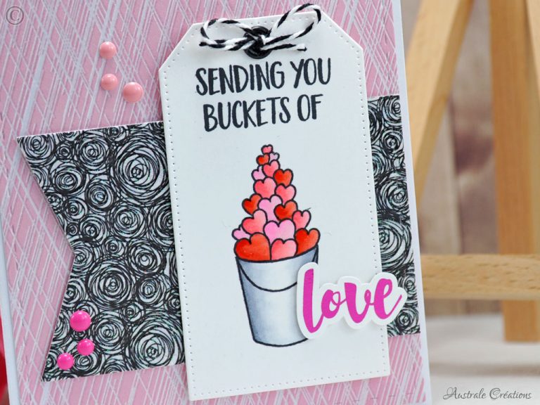 Carte Buckets of Love Australe Créations