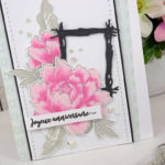 Carte : Un bouquet de Pivoines